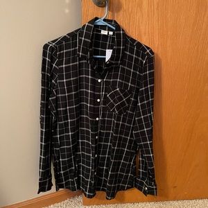 Gap Button Up Flannel NWT